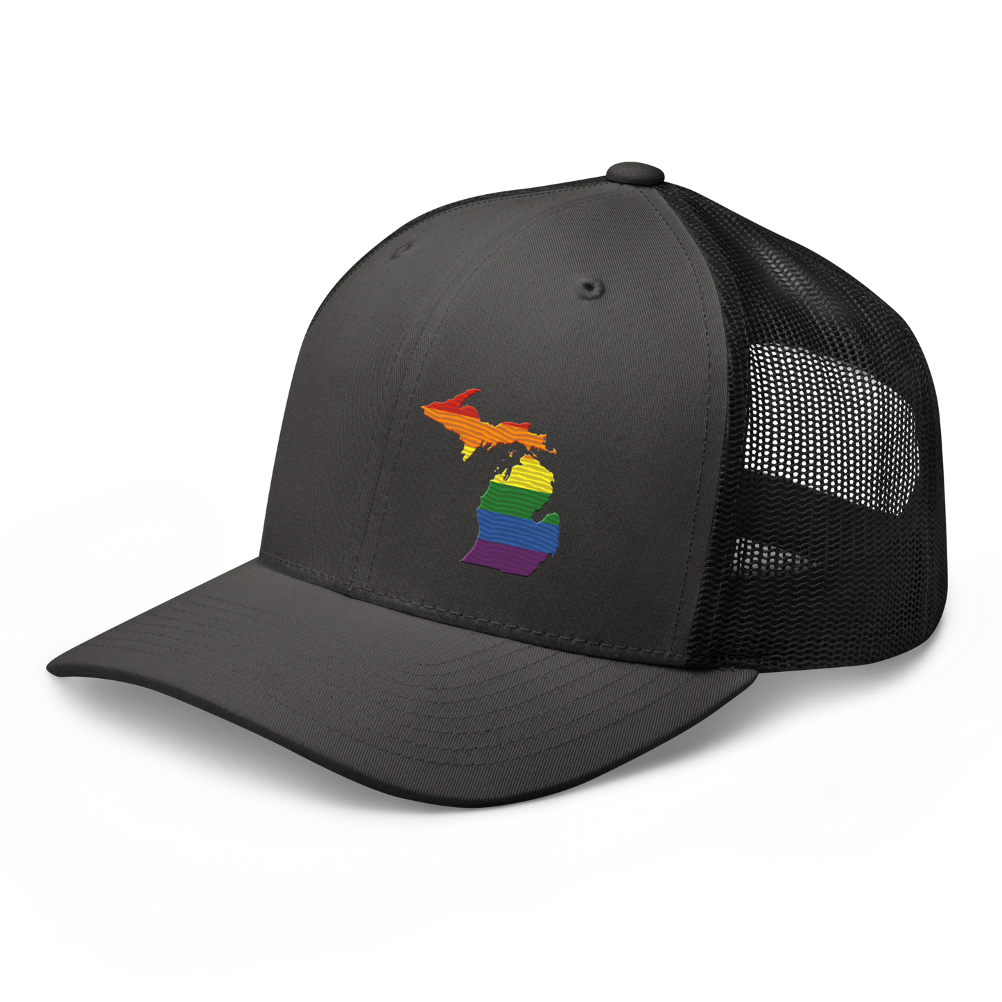 Michigan Trucker Hat (Rainbow Pride Edition)