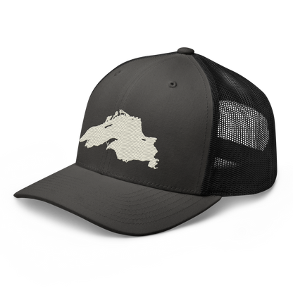 Lake Superior Trucker Hat | Ivory White