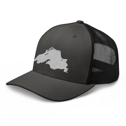 Lake Superior Trucker Hat | Platinum