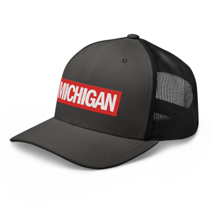 'Michigan' Trucker Hat | Superhero Factory Parody