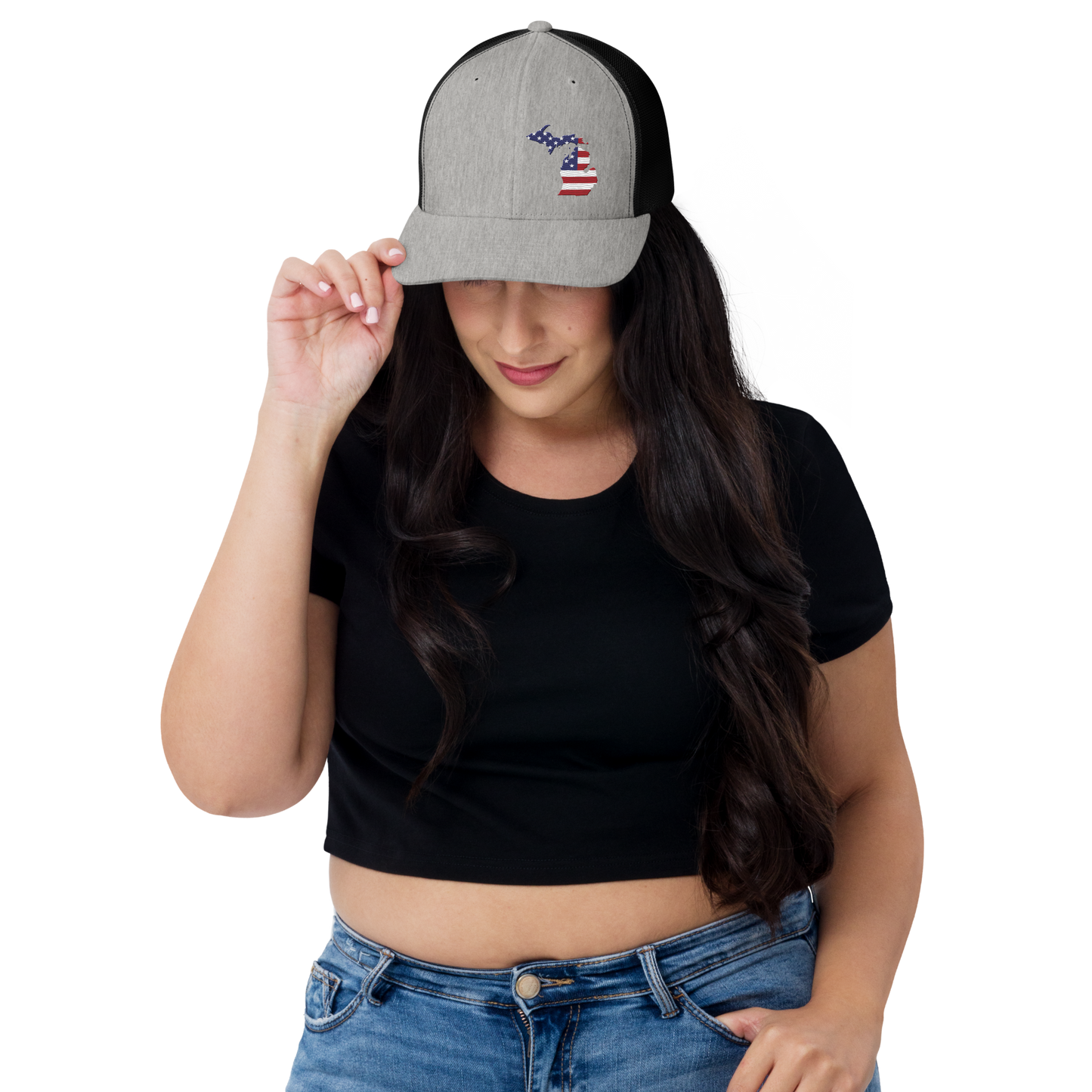 Michigan Trucker Hat (Patriot Edition)