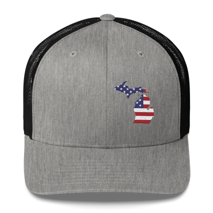 Michigan Trucker Hat (Patriot Edition)