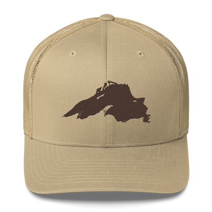 Lake Superior Trucker Hat | Hickory Brown