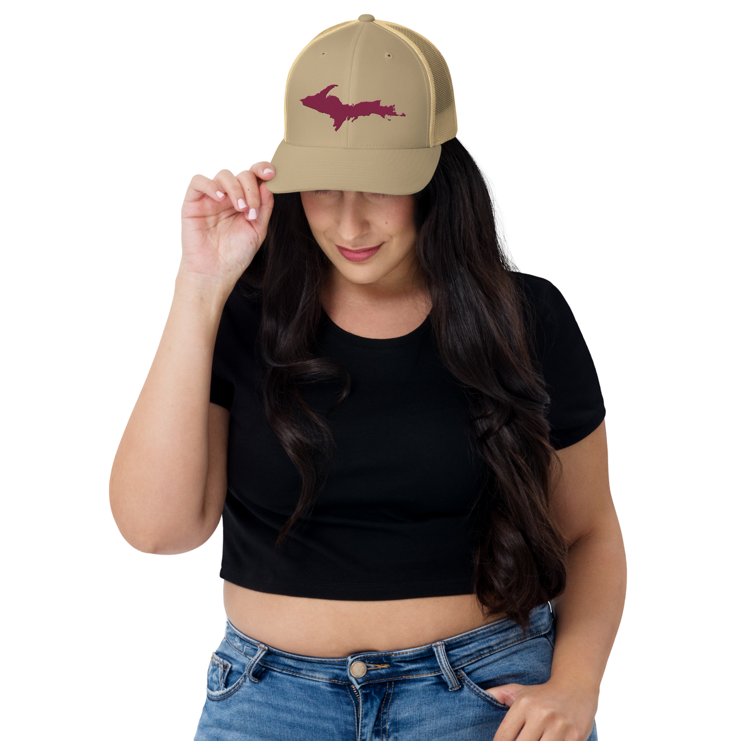 Upper Peninsula Trucker Hat | Ruby Red