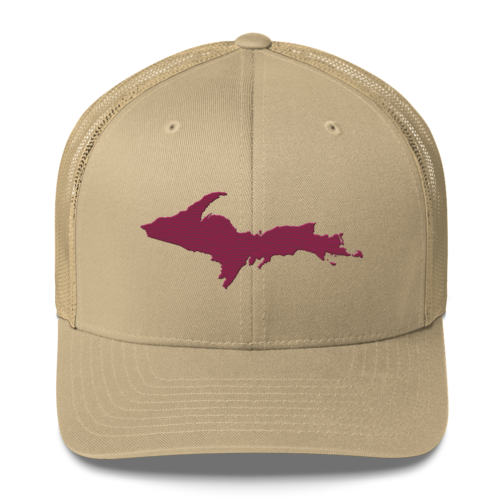 Upper Peninsula Trucker Hat | Ruby Red