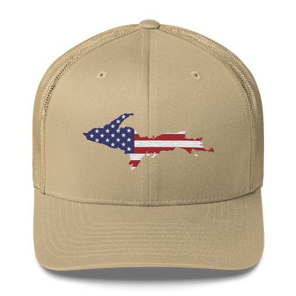 Upper Peninsula Trucker Hat | Patriotic Edition