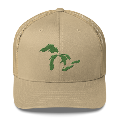 Great Lakes Trucker Hat | Pine Green