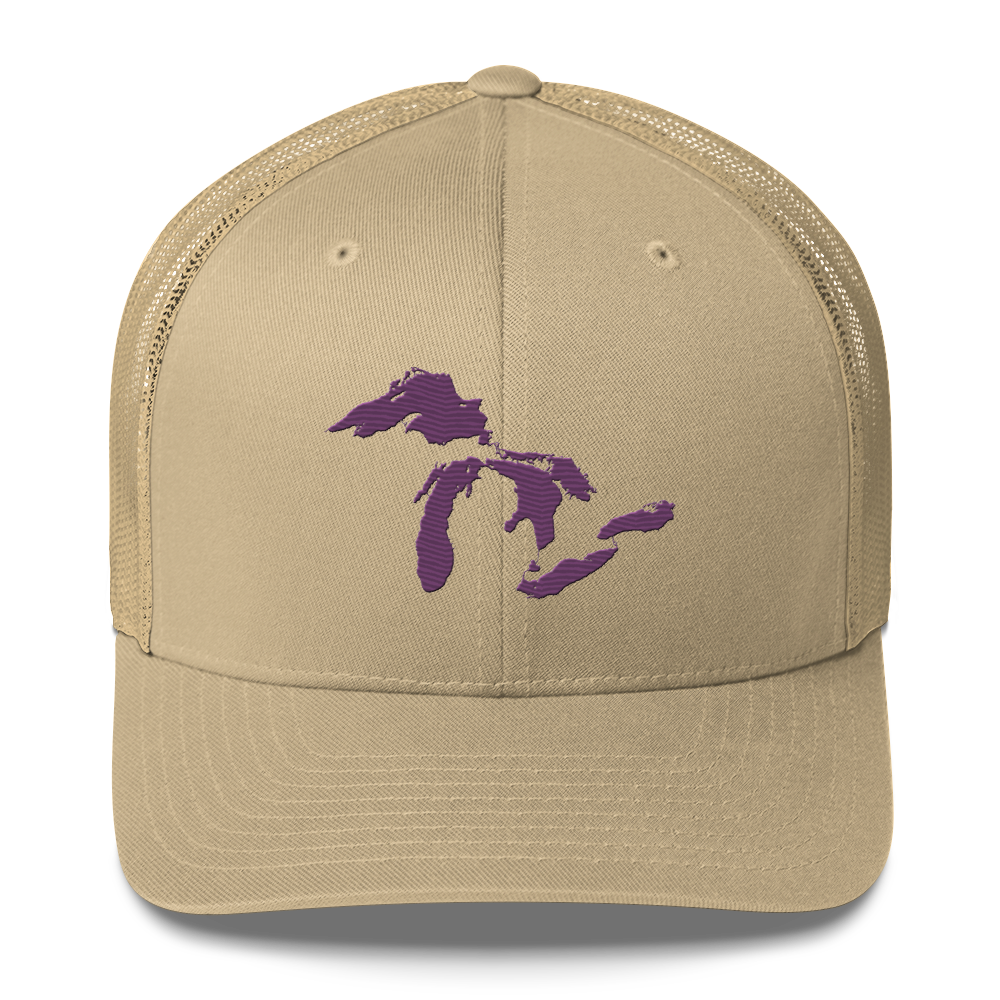 Great Lakes Trucker Hat | Plum