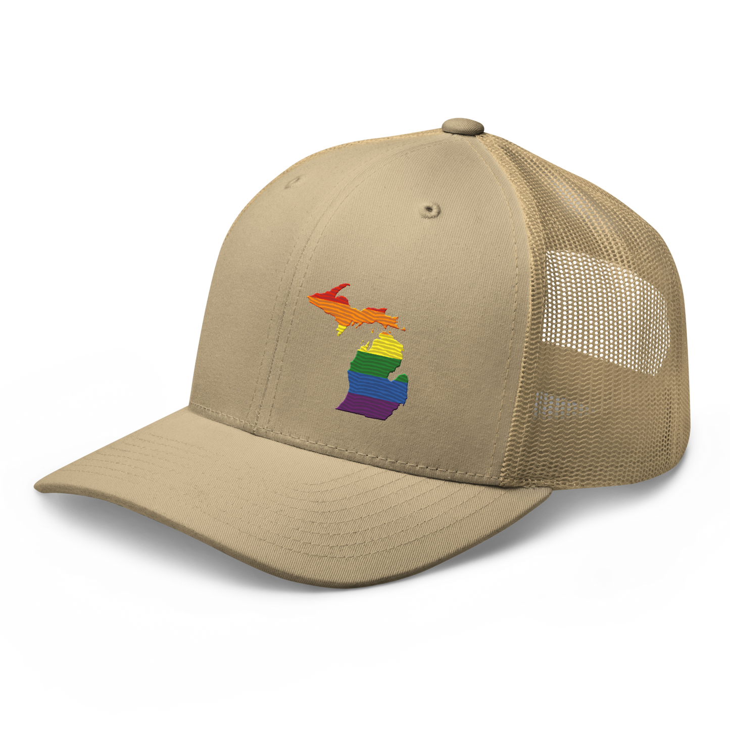 Michigan Trucker Hat (Rainbow Pride Edition)