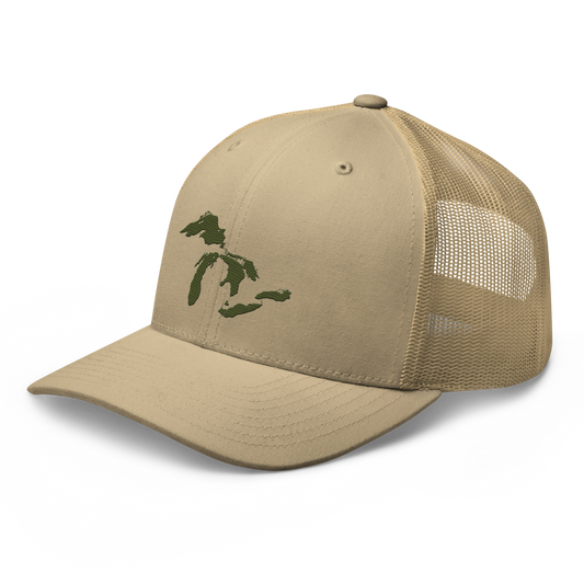 Great Lakes Trucker Hat (Army Green)