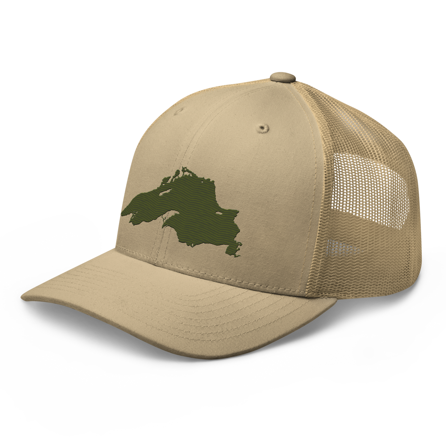 Lake Superior Trucker Hat | Army Green