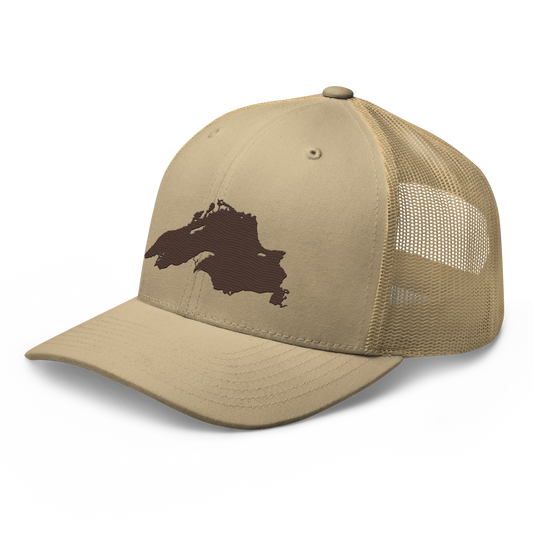 Lake Superior Trucker Hat | Hickory Brown