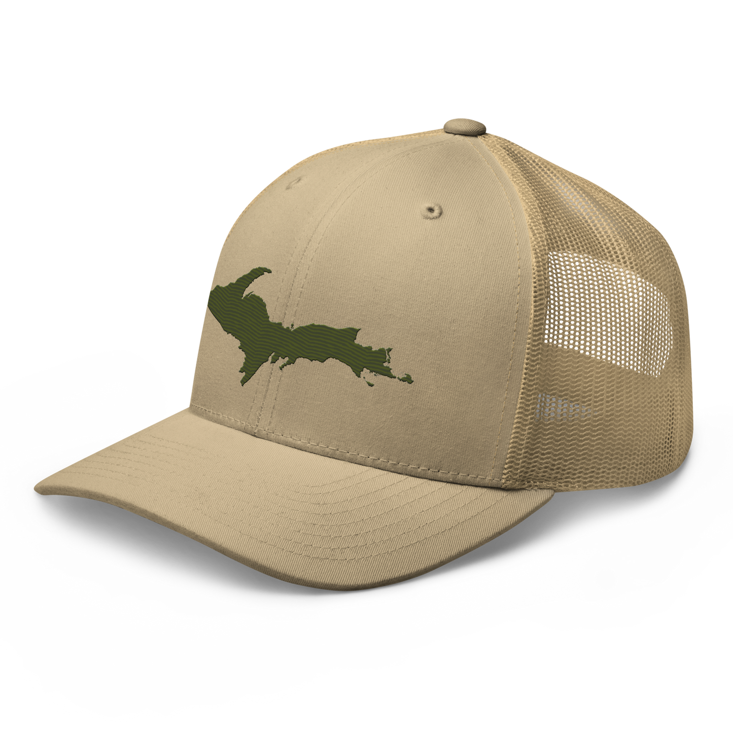 Upper Peninsula Trucker Hat | Army Green