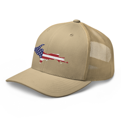 Upper Peninsula Trucker Hat | Patriotic Edition