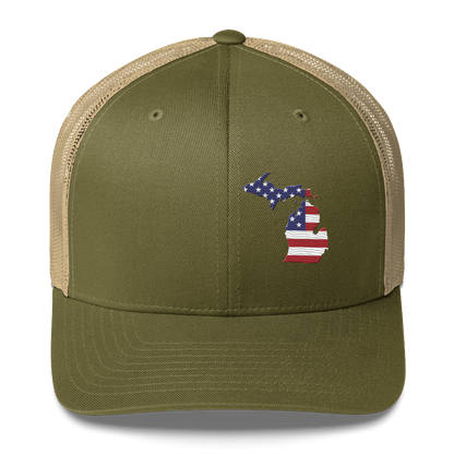 Michigan Trucker Hat (Patriot Edition)