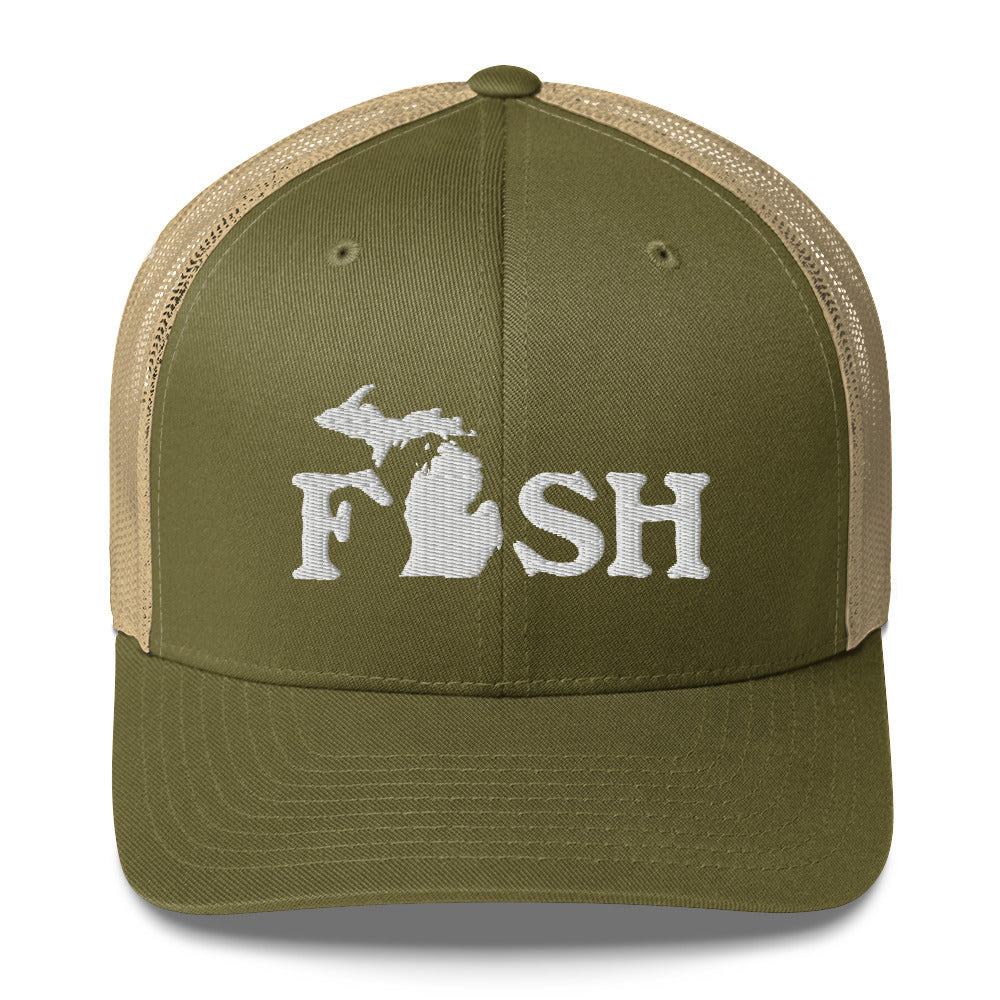 Michigan 'Fish' Trucker Hat