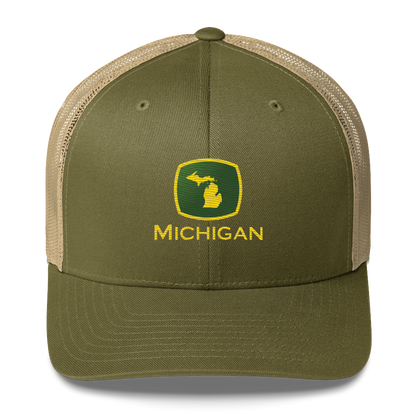 'Michigan' Trucker Hat (Tractor Parody)