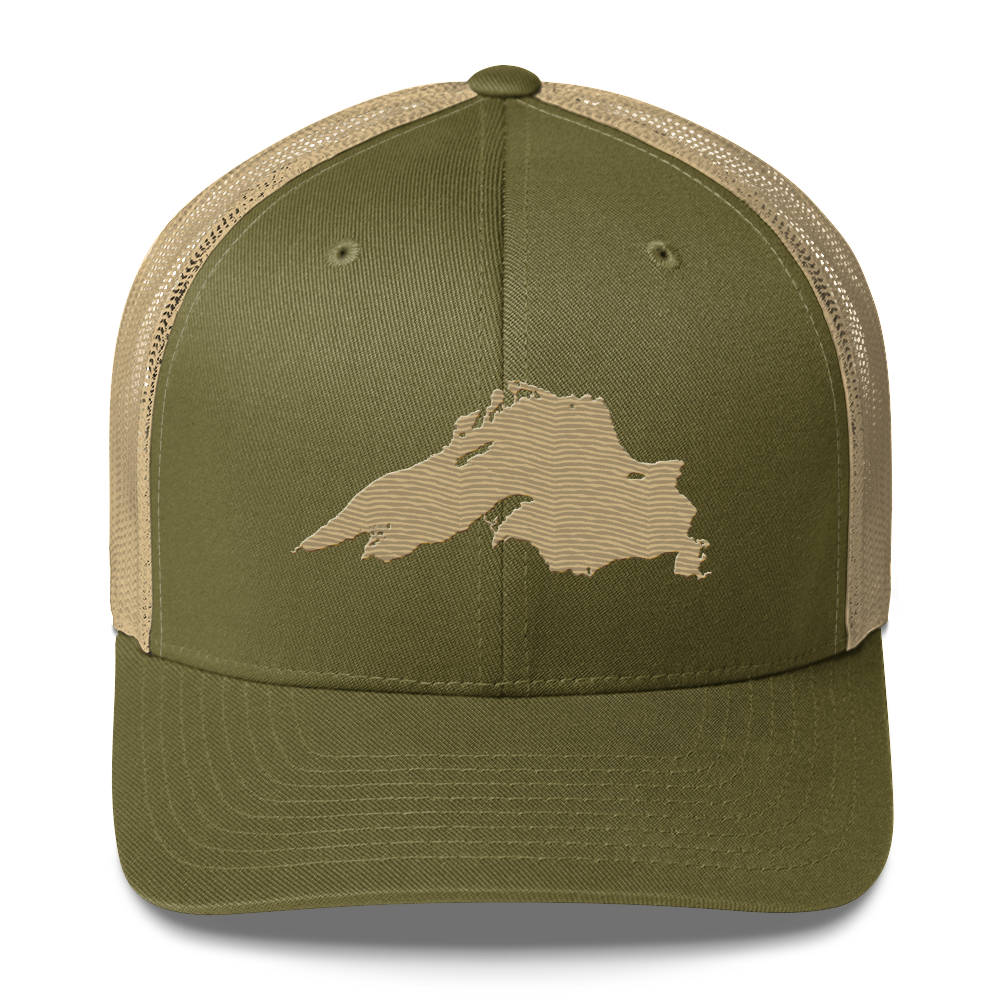 Lake Superior Trucker Hat | Khaki