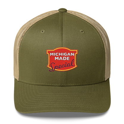 'Michigan Made' Trucker Hat | Potato Chip Parody