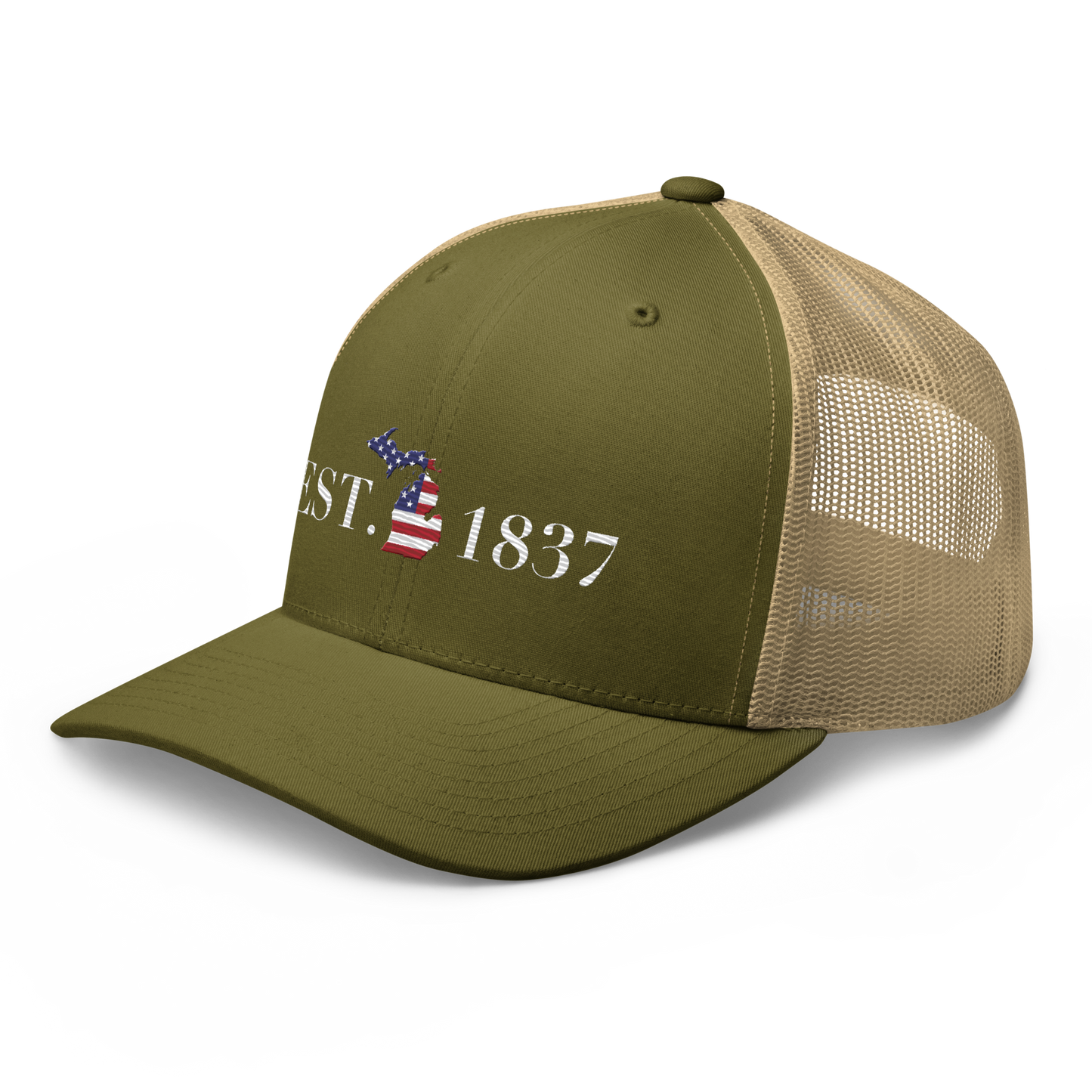 Michigan 'EST. 1837' Trucker Hat (Patriot Edition)