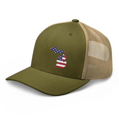 Michigan Trucker Hat (Patriot Edition)