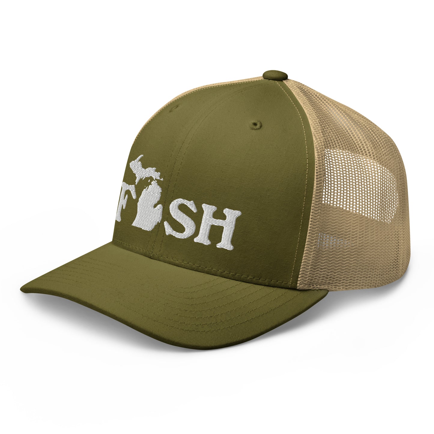 Michigan 'Fish' Trucker Hat