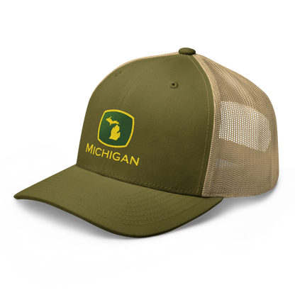 'Michigan' Trucker Hat (Tractor Parody)