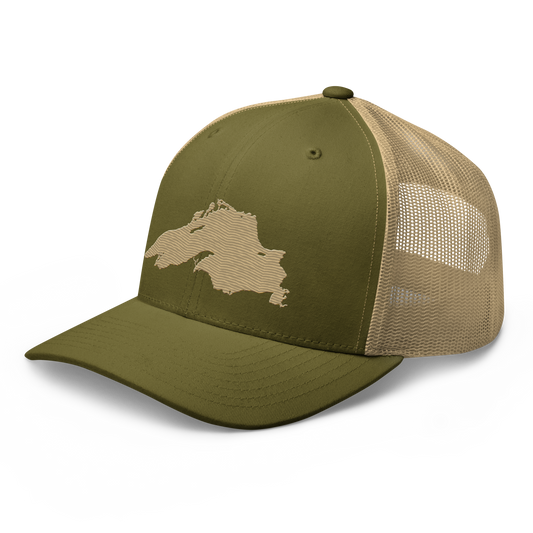 Lake Superior Trucker Hat | Khaki