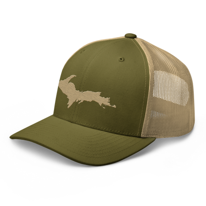 Upper Peninsula Trucker Hat | Khaki