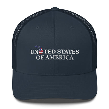 'United States of America' Trucker Hat (Michigan Patriot Edition)