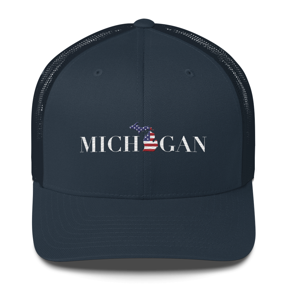 'Michigan' Trucker Hat (Didone Patriot Edition)