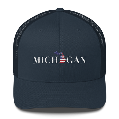 'Michigan' Trucker Hat (Didone Patriot Edition)