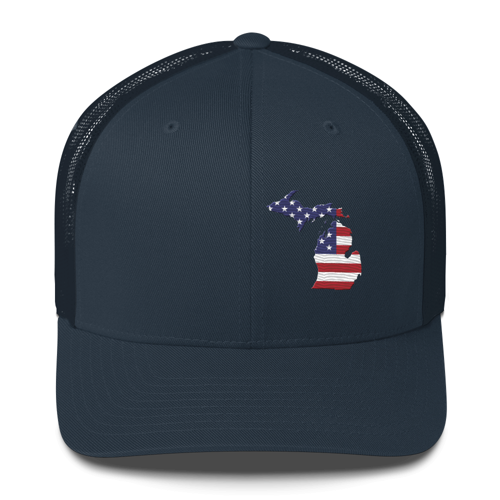 Michigan Trucker Hat (Patriot Edition)