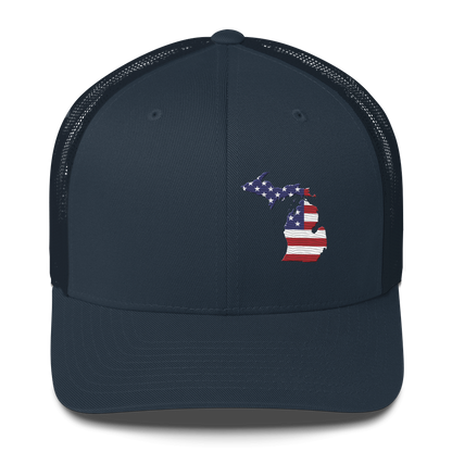 Michigan Trucker Hat (Patriot Edition)