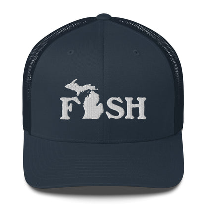 Michigan 'Fish' Trucker Hat