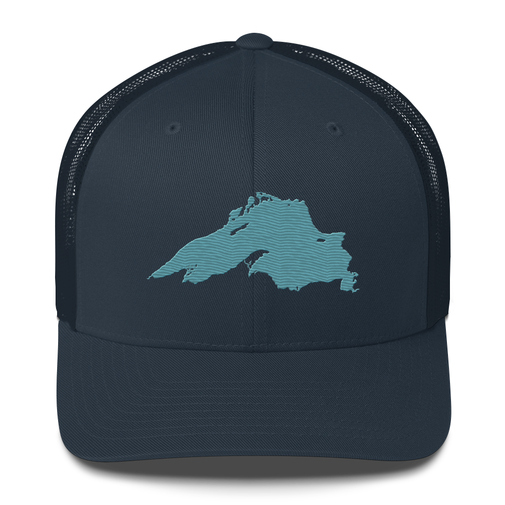 Lake Superior Trucker Hat | Huron Blue