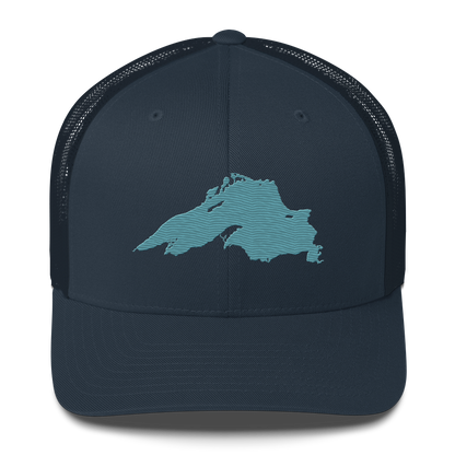 Lake Superior Trucker Hat | Huron Blue