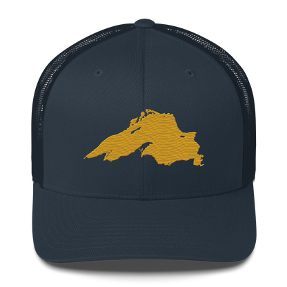 Lake Superior Trucker Hat | Gold