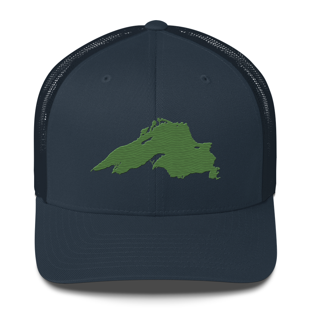 Lake Superior Trucker Hat | Pine Green