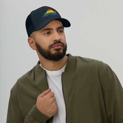 Lake Superior Trucker Hat | Rainbow Pride Edition