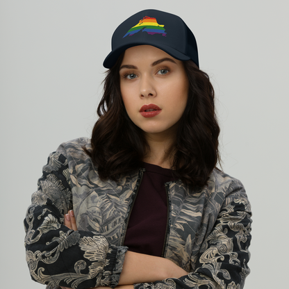 Lake Superior Trucker Hat | Rainbow Pride Edition