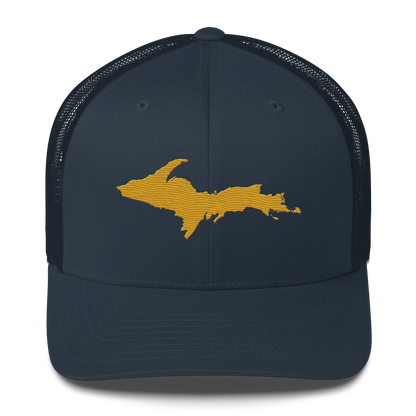 Upper Peninsula Trucker Hat | Gold