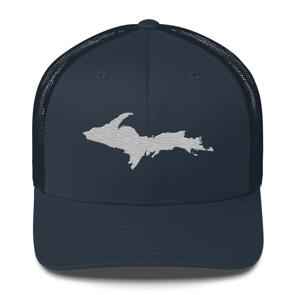 Upper Peninsula Trucker Hat | Platinum