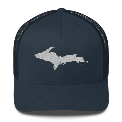 Upper Peninsula Trucker Hat | Platinum