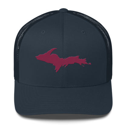 Upper Peninsula Trucker Hat | Ruby Red