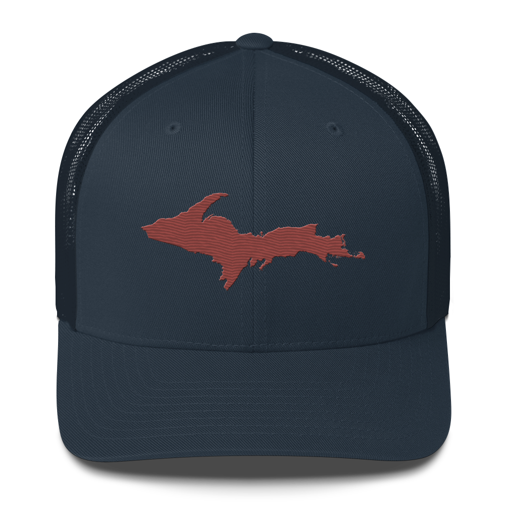 Upper Peninsula Trucker Hat | Ore Dock Red