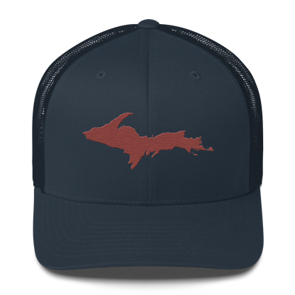 Upper Peninsula Trucker Hat | Ore Dock Red