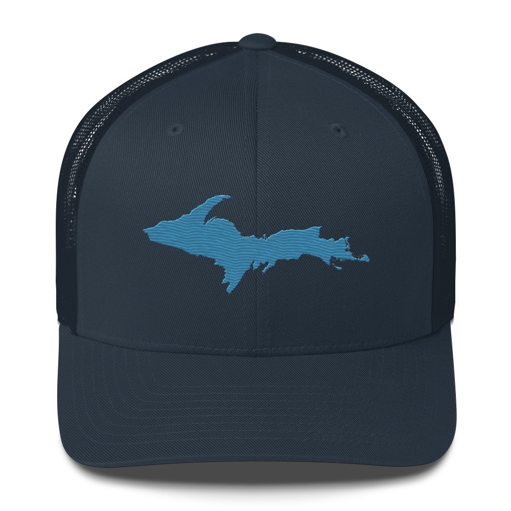 Upper Peninsula Trucker Hat | Traverse Blue