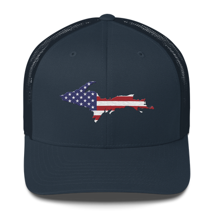 Upper Peninsula Trucker Hat | Patriotic Edition