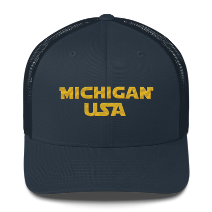 'Michigan USA' Trucker Hat | Epic SciFi Parody